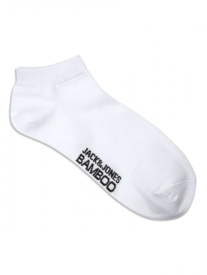 Jack & Jones Basic Bambusz bokazoknik Fehér 5-pack - Alsónemű & strandruhák - Nagyméretű Alsónemű 2XL-8XL