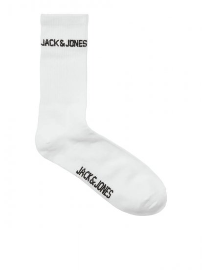 Jack & Jones Melvin Teniszzoknik Fehér 3-pack - Alsónemű & strandruhák - Nagyméretű Alsónemű 2XL-8XL