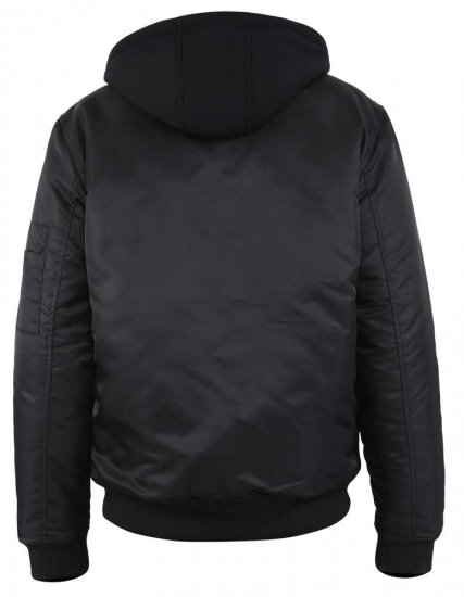 D555 Poppleford Bomber Jacket With Detachable Fleece Hood - Kabátok - Nagyméretű Kabátok - 2XL-8XL