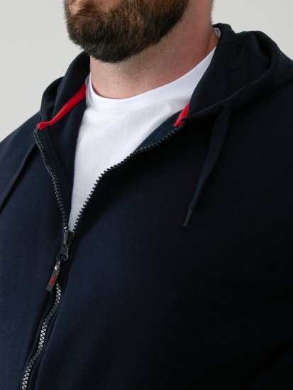 D555 Cantor Hoodie Navy - Pulóverek & kapucnis pulóverek - Pulóverek & Kapucnis pulóver 2XL-12XL