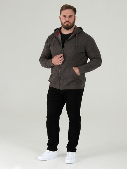 D555 Cantor Hoodie Grey - Pulóverek & kapucnis pulóverek - Pulóverek & Kapucnis pulóver 2XL-12XL