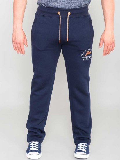 D555 Chilworth Open Hem Jogger Navy - Melegítőnadrág & rövidnadrág - Melegítőnadrág & Melegítő Rövidnadrág 2XL-12XL