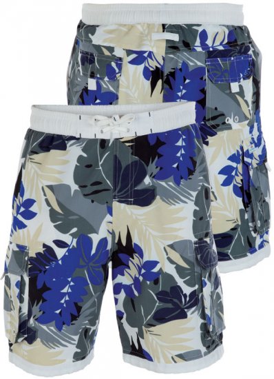 Duke Swim Shorts Blue - Alsónemű & strandruhák - Nagyméretű Alsónemű 2XL-8XL