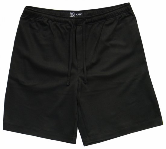 Kam Jeans Black Shorts - Rövidnadrág - Nagyméretű Rövidnadrág W40-W60