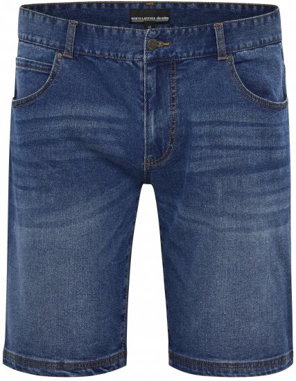 North Latitude 51336 denim rövidnadrág kék - Rövidnadrág - Nagyméretű Rövidnadrág W40-W60