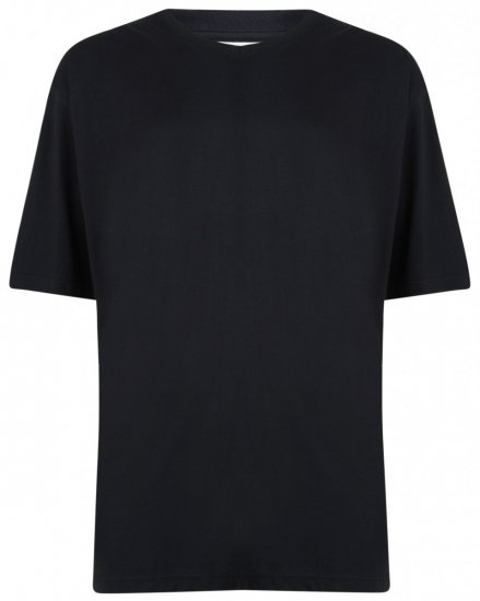 Kam Jeans V-neck T-shirt Black - Pólók - Nagyméretű pólók - 2XL-14XL