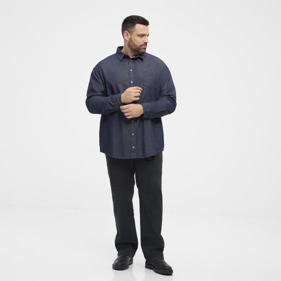 North Latitude 53139 denim ing kék - Ingek - Ingek 2XL-10XL
