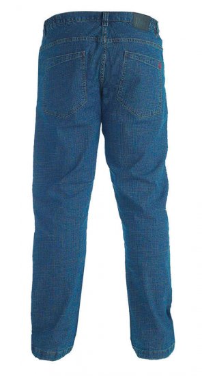 Duke Bailey Relaxed Comfort Fit Stretch Jeans With Elasticated Waist Stonewash - Farmer & nadrág - Farmer és nadrág - W40-W70