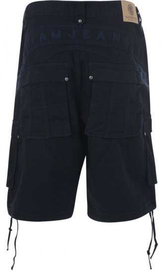 Kam Jeans Travis Shorts Navy - Rövidnadrág - Nagyméretű Rövidnadrág W40-W60