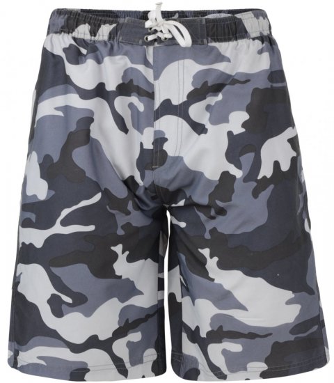 Kam Jeans 377 Camo Swim Shorts - Alsónemű & Strandruhák - Nagyméretű Alsónemű 2XL-8XL