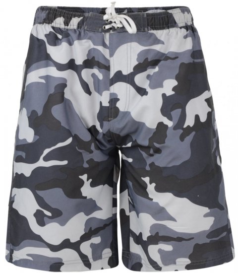 Kam Jeans 377 Camo Swim Shorts - Alsónemű & strandruhák - Nagyméretű Alsónemű 2XL-8XL