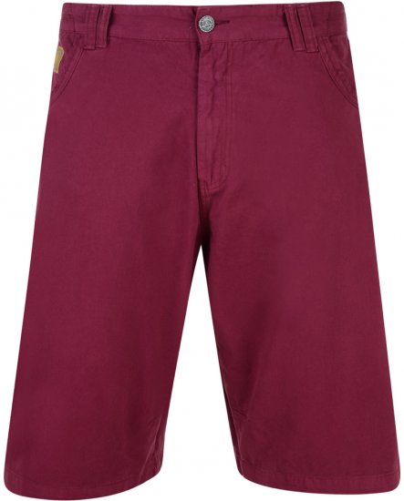 Kam Jeans 385 Shorts Burgundy - Rövidnadrág - Nagyméretű Rövidnadrág W40-W60
