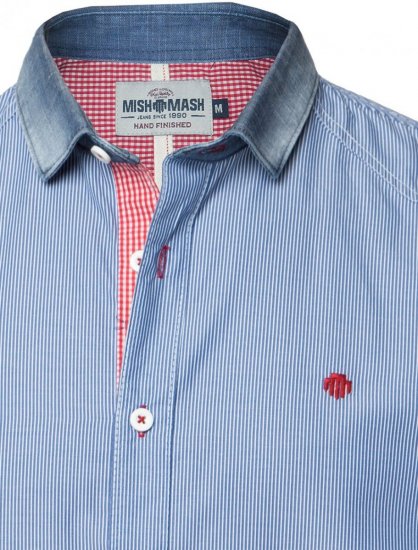 Mish Mash Stripe Holiday Navy - Ingek - Ingek 2XL-10XL