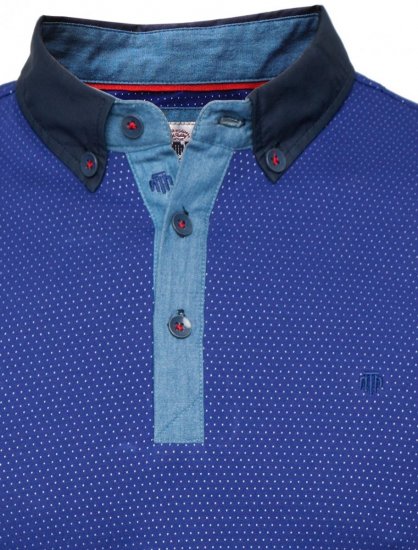 Mish Mash Balham Navy - Pólóingek - Galléros Pólók 2XL-8XL - Pólóingek 2XL-8XL