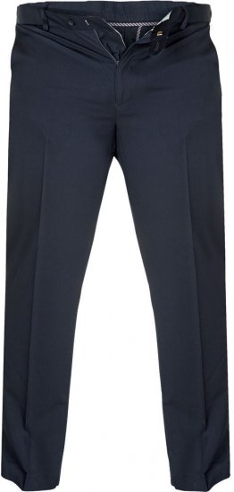 D555 Bruno Stretch Chino pants with Extenda Waist Indigo Blue - Farmer & nadrág - Farmer és nadrág - W40-W70