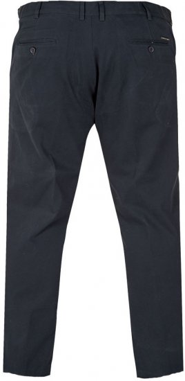 D555 Bruno Stretch Chino pants with Extenda Waist Indigo Blue - Farmer & nadrág - Farmer és nadrág - W40-W70