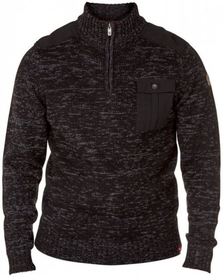 D555 Frost Sweater Black/Grey - Pulóverek & Kapucnis pulóverek - Pulóverek & Kapucnis pulóver 2XL-12XL