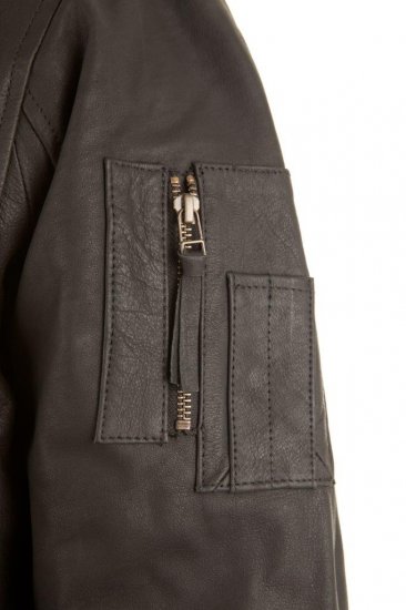 Woodland Aviator Leather jacket Brown - Kabátok - Nagyméretű Kabátok - 2XL-8XL