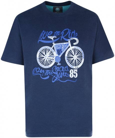 Kam Jeans Cycle T-shirt - Pólók - Nagyméretű pólók - 2XL-14XL