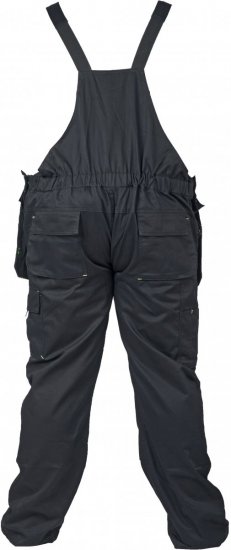 Marc & Mark Work-bib Black - Munkaruha - Nagyméretű Munkaruha 3XL-6XL