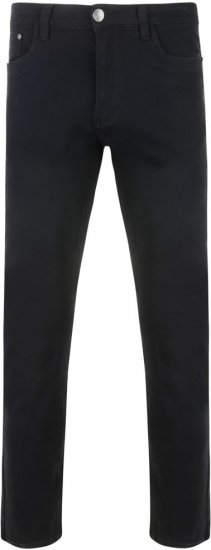 Kam Jeans Alba 5-pocket Stretch Chinos Black TALL SIZES - FÉRFIRUHÁZAT MT-6XLT - TALL-méretek