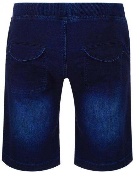 Kam Jeans Knitted Denim Shorts - Rövidnadrág - Nagyméretű Rövidnadrág W40-W60
