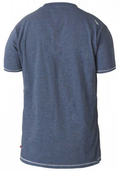 D555 RUEBEN NY City Print T-Shirt Denim - Pólók - Nagyméretű pólók - 2XL-14XL