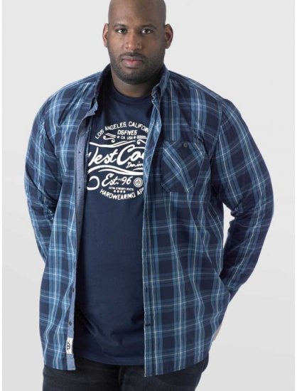 D555 Smith Shirt & T-shirt Combo - Ingek - Ingek 2XL-10XL