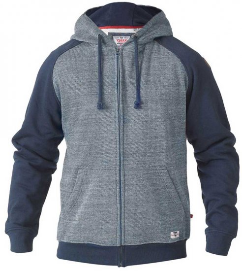 D555 Cristiano Hoodie Blue/Navy - Pulóverek & kapucnis pulóverek - Pulóverek & Kapucnis pulóver 2XL-12XL