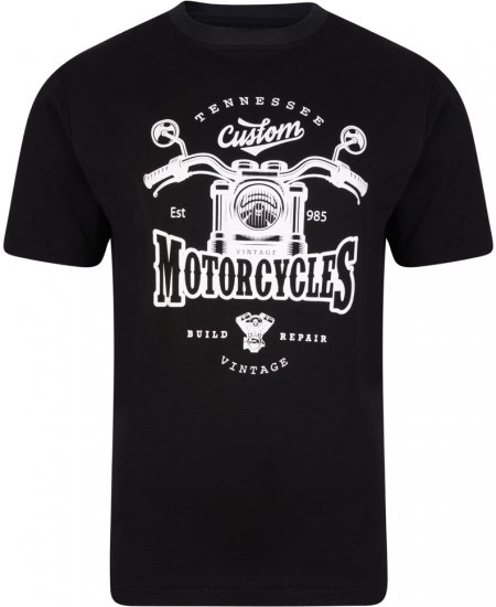 Kam Jeans 5105 Tennessee MC T Black - Pólók - Nagyméretű pólók - 2XL-14XL