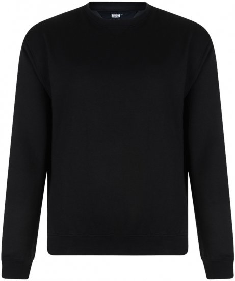 Motley Denim Sweatshirt Black - Pulóverek & Kapucnis pulóverek - Pulóverek & Kapucnis pulóver 2XL-12XL