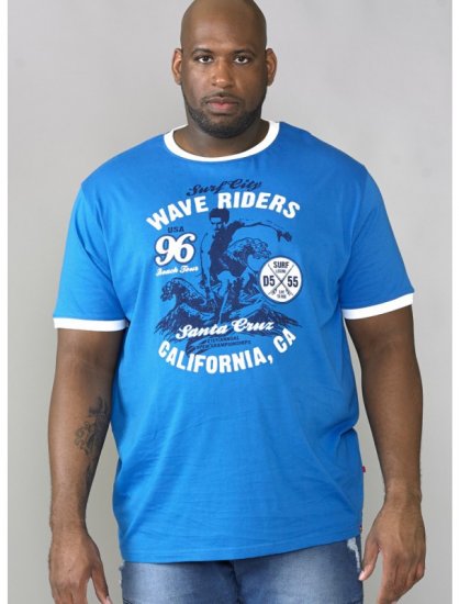 D555 Balder T-shirt Royal Blue - Pólók - Nagyméretű pólók - 2XL-14XL
