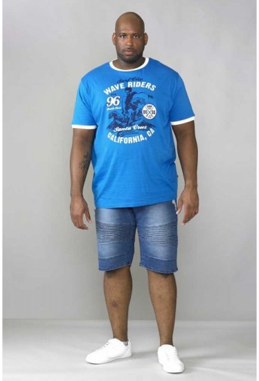 D555 Balder T-shirt Royal Blue - Pólók - Nagyméretű pólók - 2XL-14XL