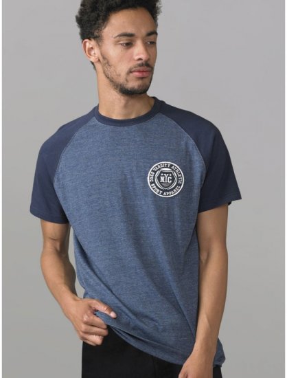 D555 Spencer T-shirt Navy - Pólók - Nagyméretű pólók - 2XL-14XL