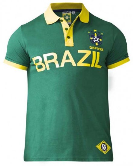 D555 Silva Polo Green - Pólóingek - Galléros Pólók 2XL-8XL - Pólóingek 2XL-8XL
