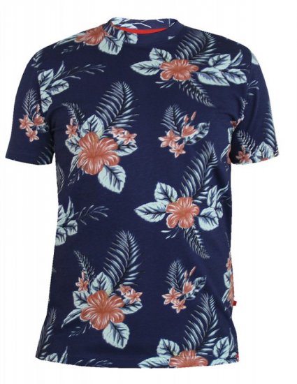 D555 Castro T-shirt Navy - Pólók - Nagyméretű pólók - 2XL-14XL