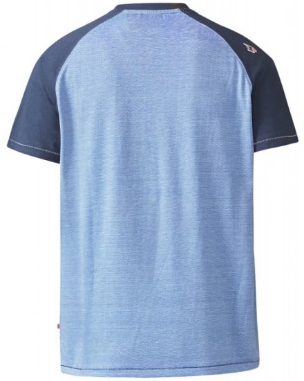 D555 Gunner T-shirt Blue - Pólók - Nagyméretű pólók - 2XL-14XL