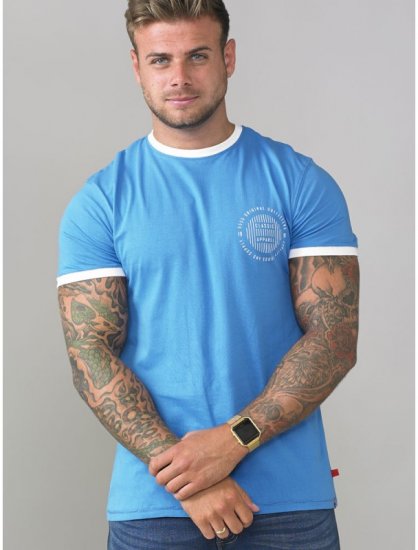 D555 Otis T-shirt Blue - Pólók - Nagyméretű pólók - 2XL-14XL
