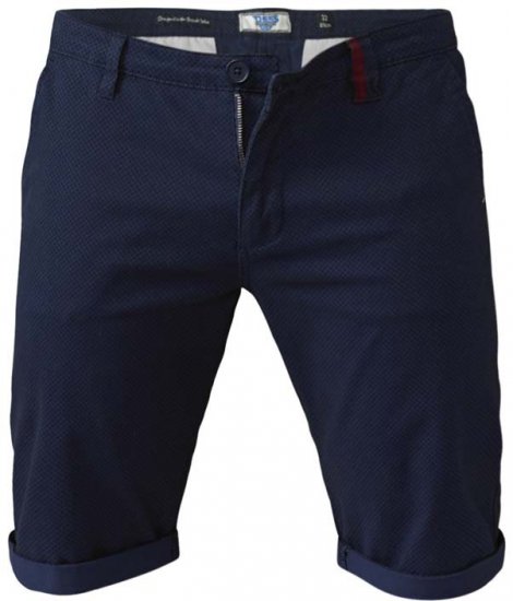 D555 Rupert Shorts Navy - Rövidnadrág - Nagyméretű Rövidnadrág W40-W60