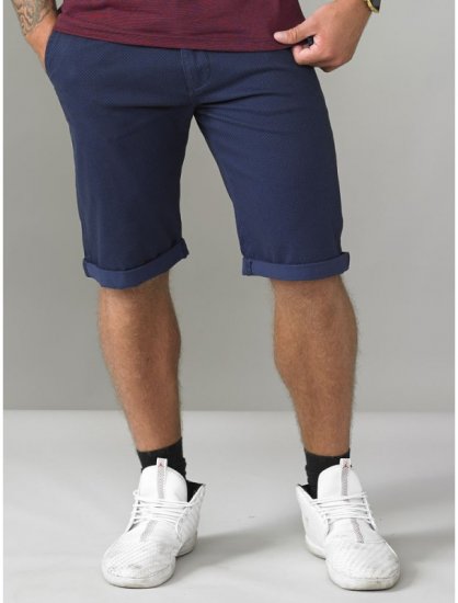 D555 Rupert Shorts Navy - Rövidnadrág - Nagyméretű Rövidnadrág W40-W60