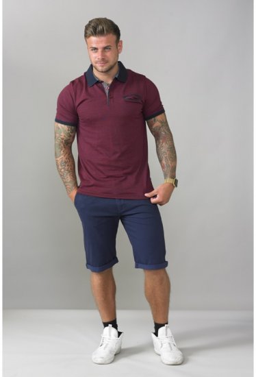 D555 Rupert Shorts Navy - Rövidnadrág - Nagyméretű Rövidnadrág W40-W60