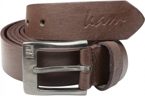 Kam Jeans 913 Jeans Belt Genuine Leather Brown , 3,5cm - Övek - Nagyméretű Övek W40-W70/2XL-8XL