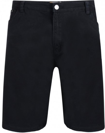 Kam Jeans Alba2 Shorts Black - Rövidnadrág - Nagyméretű Rövidnadrág W40-W60