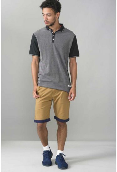 D555 Cecil Polo Black - Pólóingek - Galléros Pólók 2XL-8XL - Pólóingek 2XL-8XL