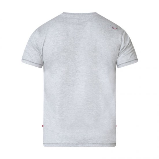 D555 Clive T-shirt Grey - Pólók - Nagyméretű pólók - 2XL-14XL