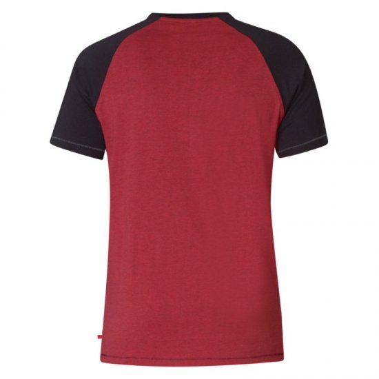 D555 Jarvis T-shirt Red - Pólók - Nagyméretű pólók - 2XL-14XL