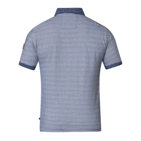 D555 Tyrone Polo Blue - Pólóingek - Galléros Pólók 2XL-8XL - Pólóingek 2XL-8XL