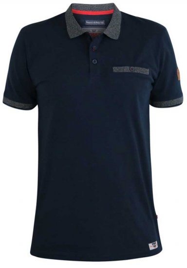 D555 Walker Polo Navy - Pólóingek - Galléros Pólók 2XL-8XL - Pólóingek 2XL-8XL