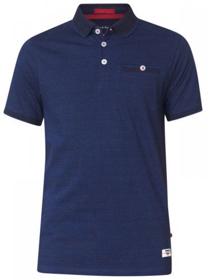 D555 Jerell Polo Navy - Pólóingek - Galléros Pólók 2XL-8XL - Pólóingek 2XL-8XL