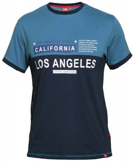D555 Jackson T-shirt Teal - Pólók - Nagyméretű pólók - 2XL-14XL
